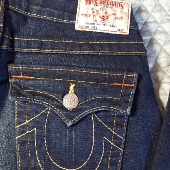 TRUE RELIGION JOEY JEANS Size 27 - Picture 2 of 8